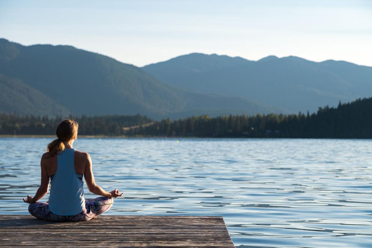 Meditation near nature